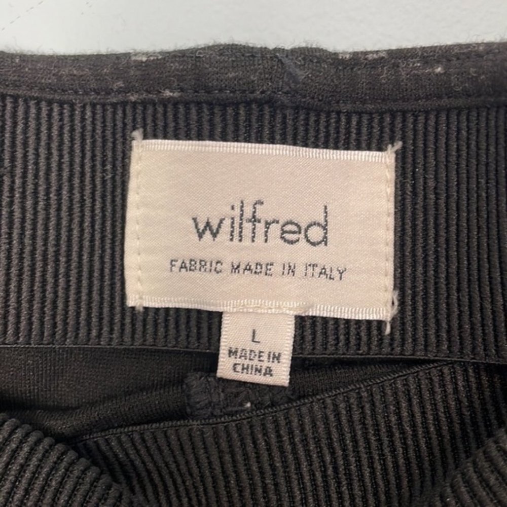 Wilfred Heathered Black Pencil Skirt Size Large - Picture 3 of 5